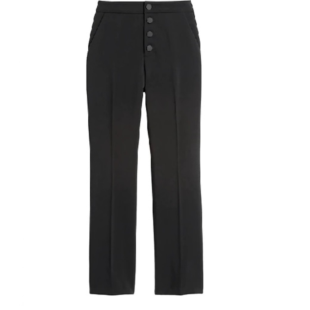 NWT BR High Rise Flare Button Fly Pant 4L c324 - Picture 4 of 5